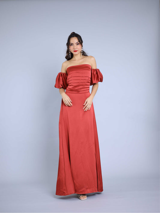 Structured Satin: Rebecca Gown