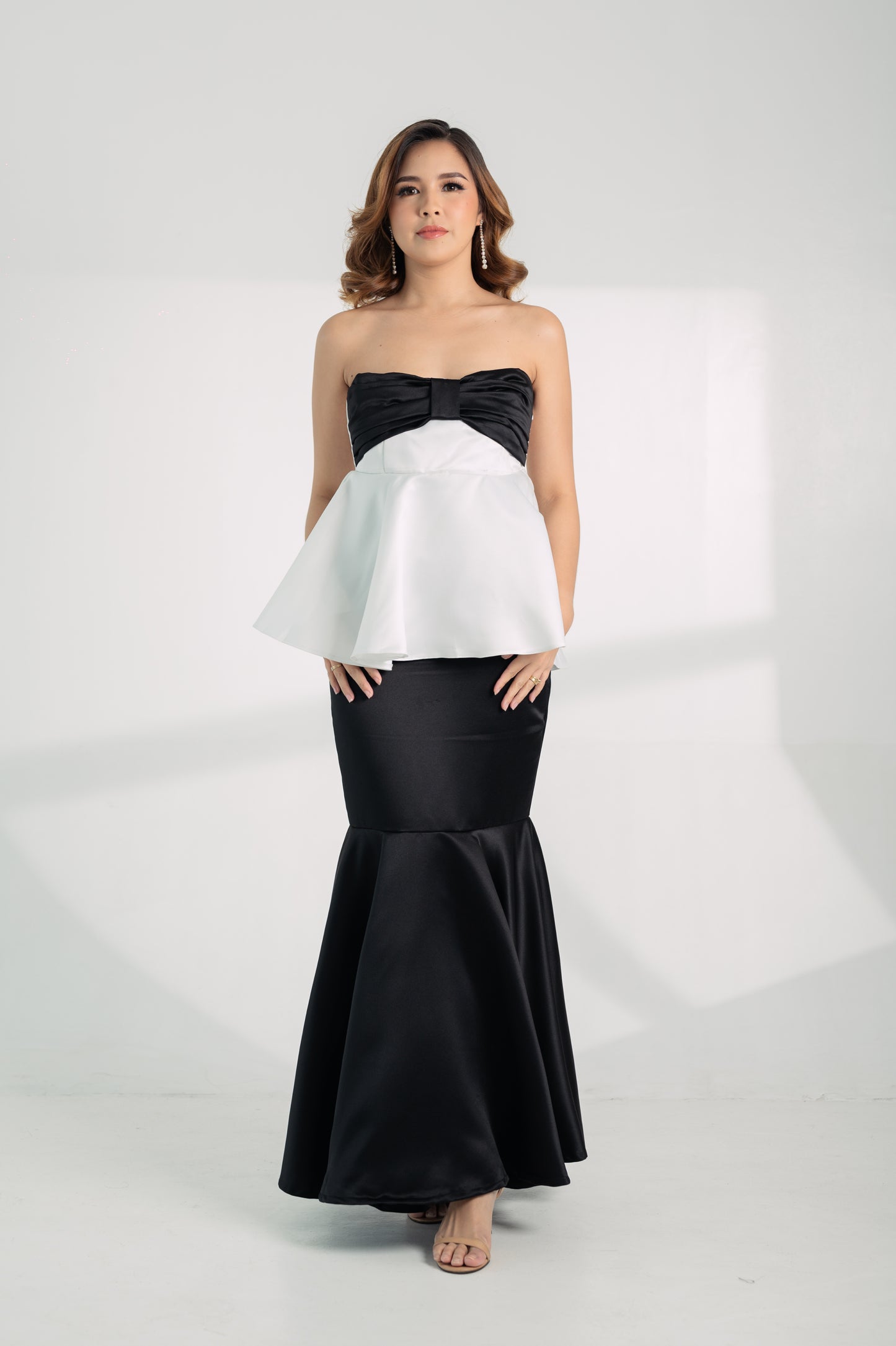 Structured Satin Bridemaids Gown Package