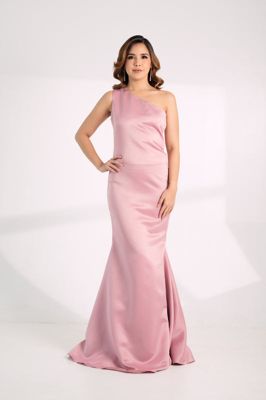Satin: Yugene Evening Gown