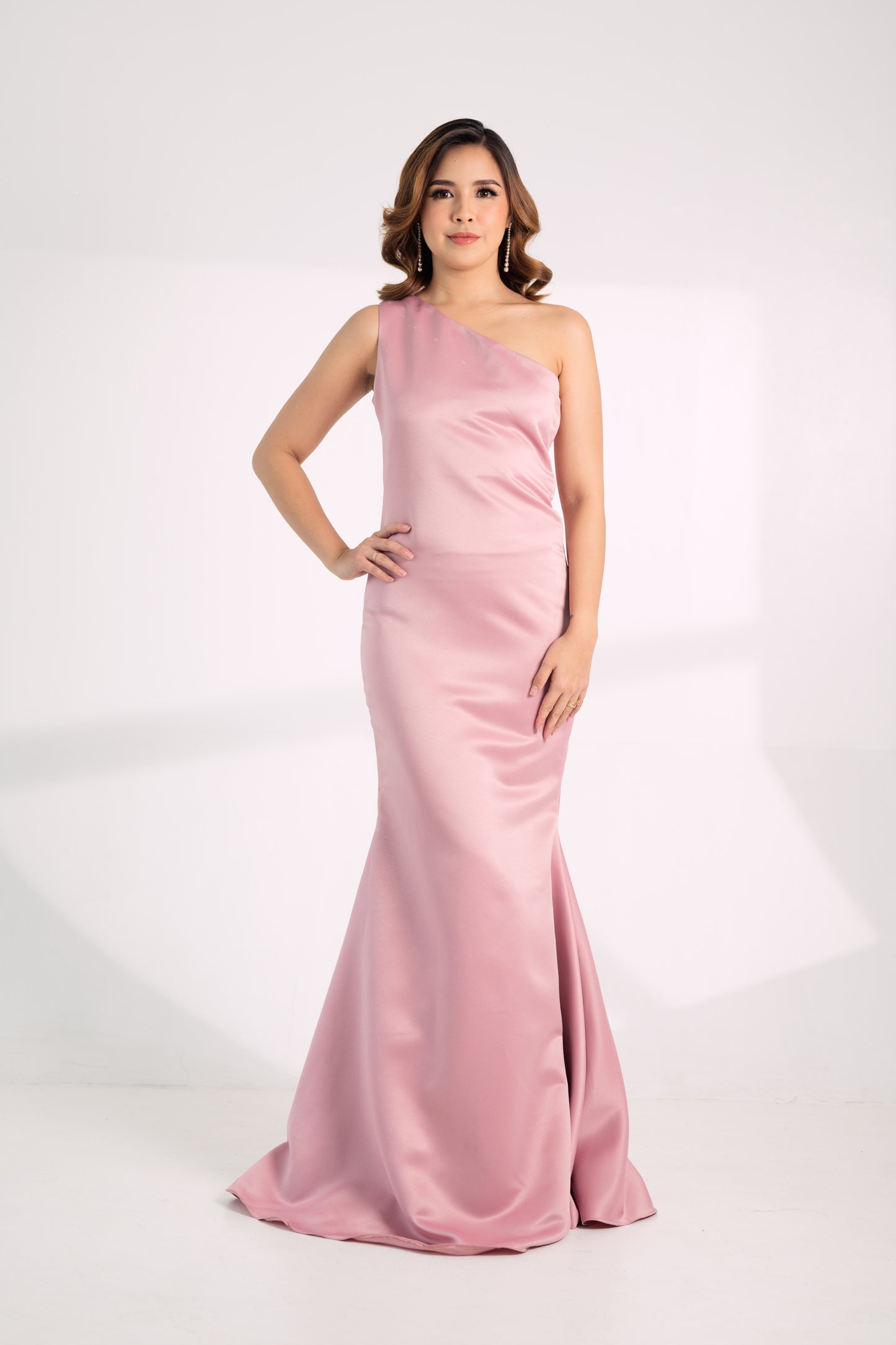 Structured Satin Bridemaids Gown Package