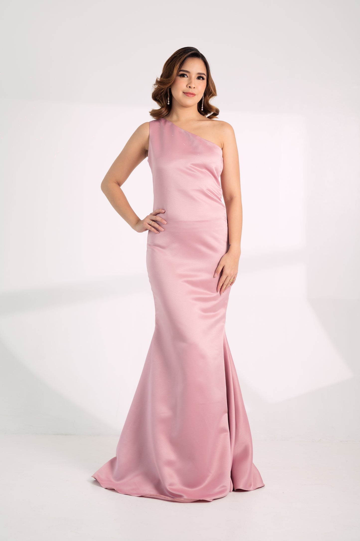 Satin: Yugene Evening Gown