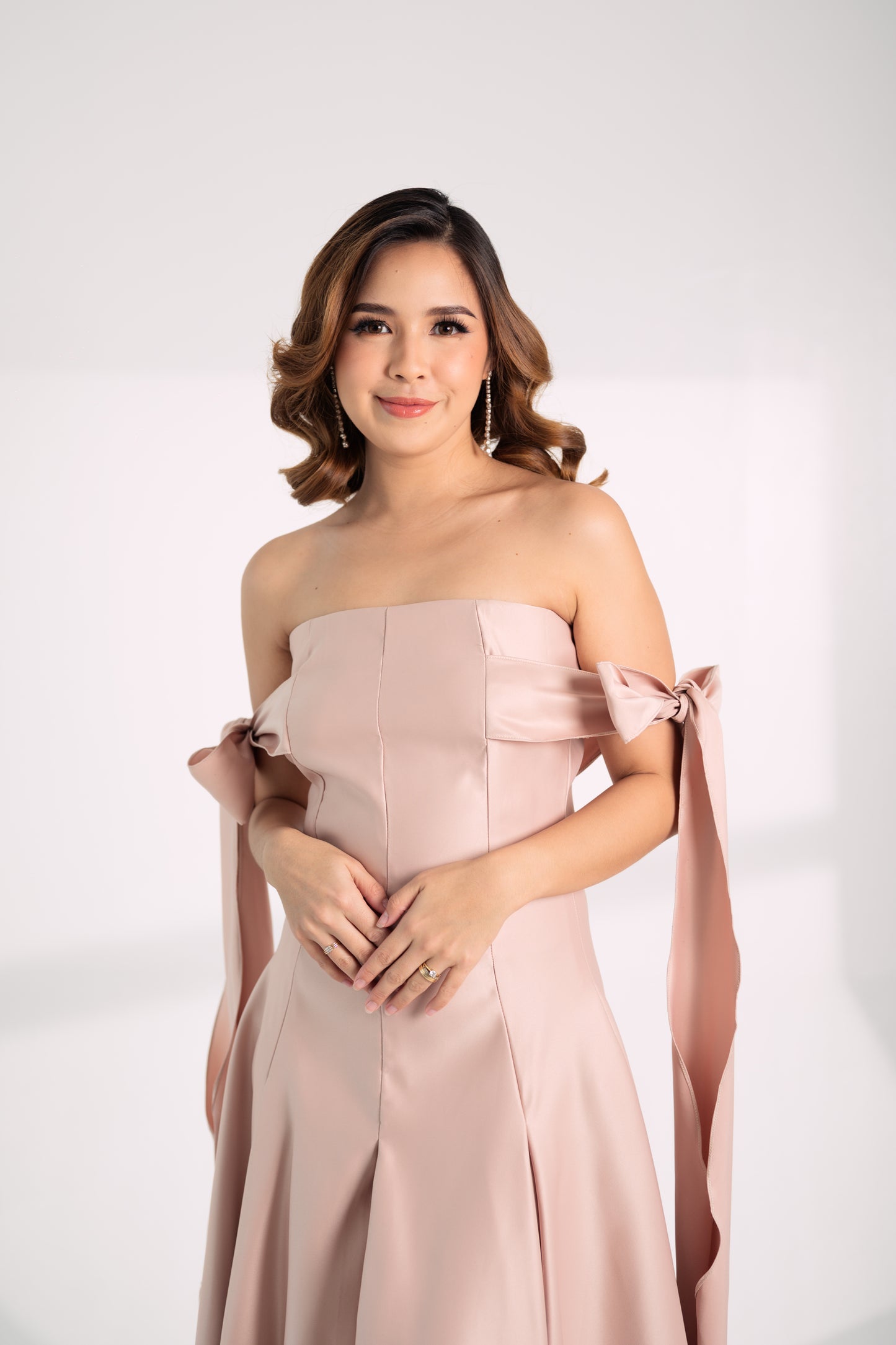 Satin: Yesha Evening Gown