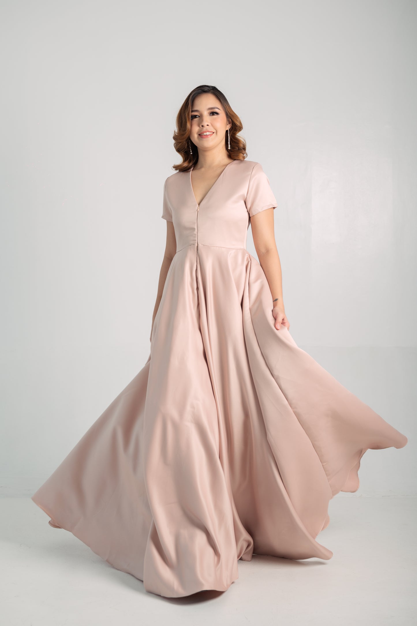 Satin: Yara Evening Gown