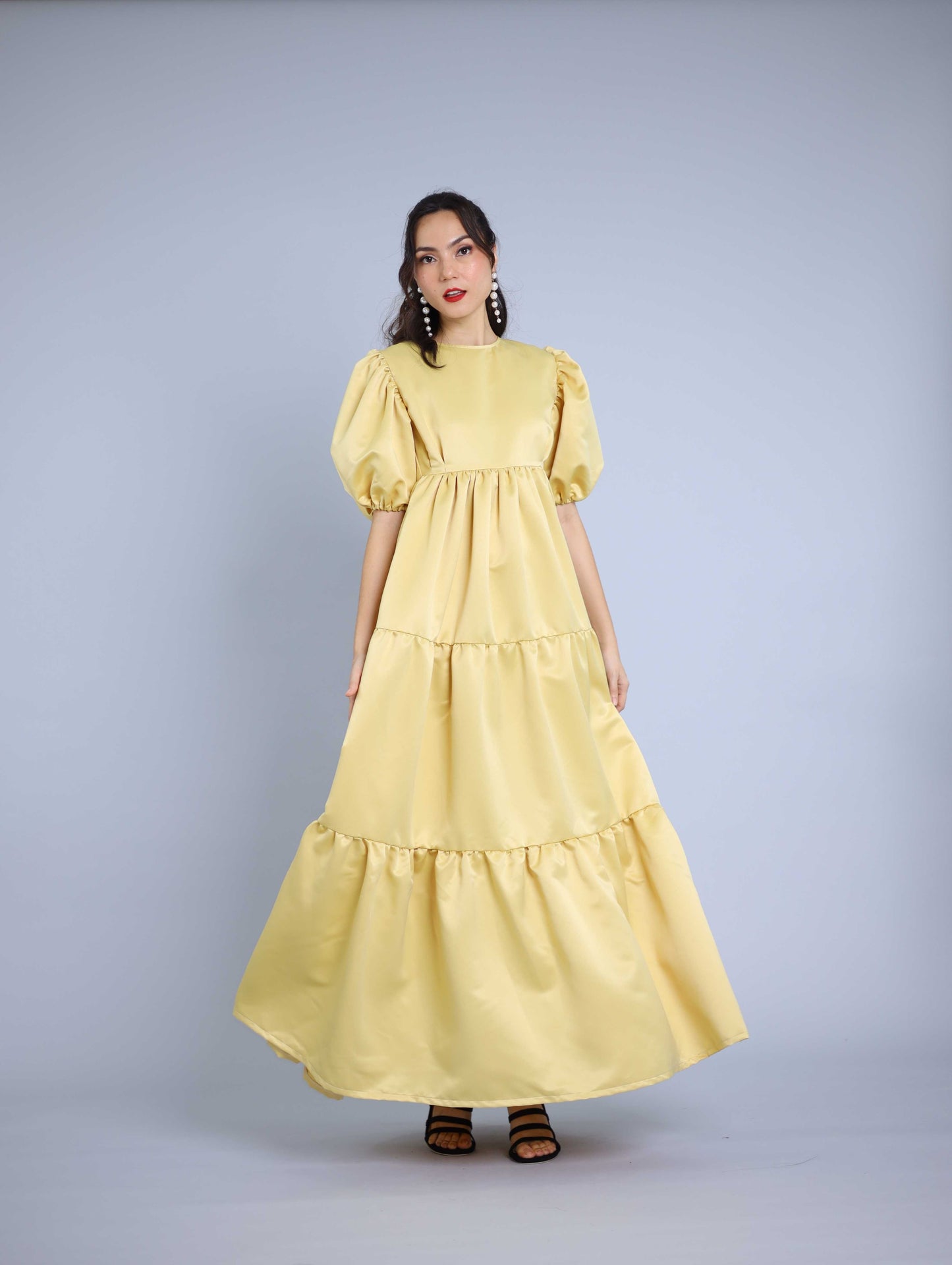 Structured Satin: Raya Gown