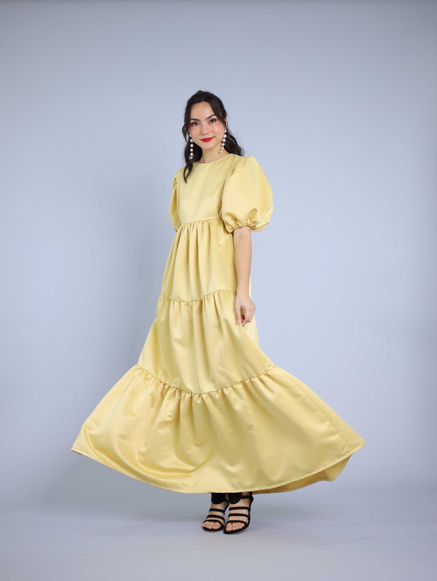 Structured Satin: Raya Gown
