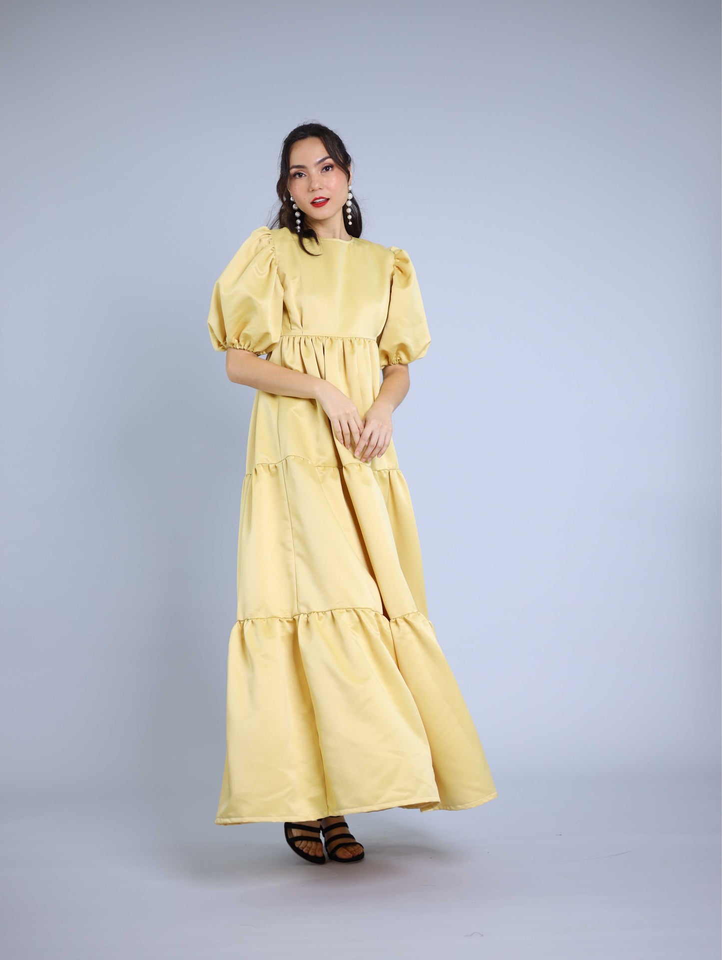 Structured Satin: Raya Gown