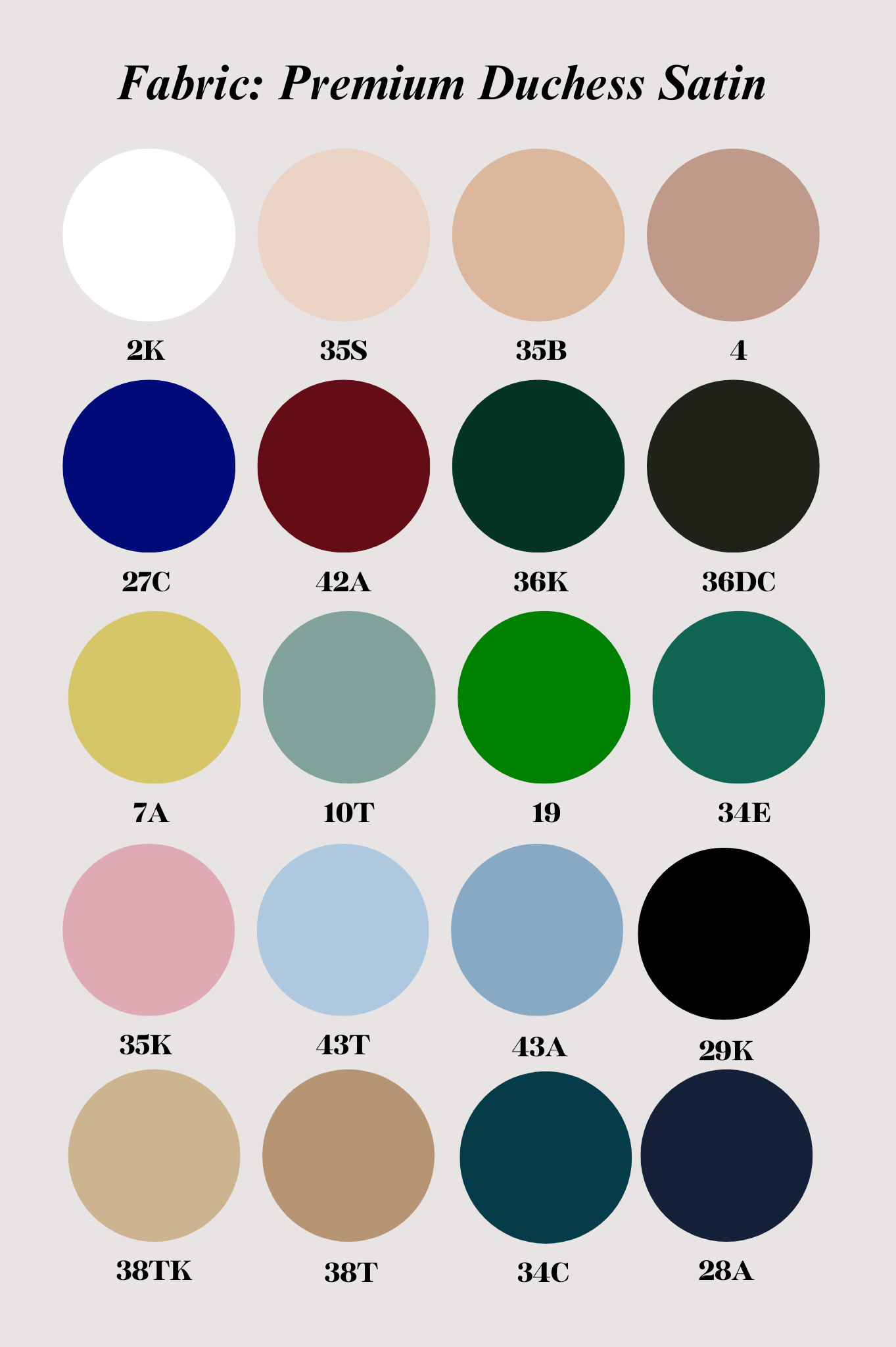 Structured Satin: Client's Own Design