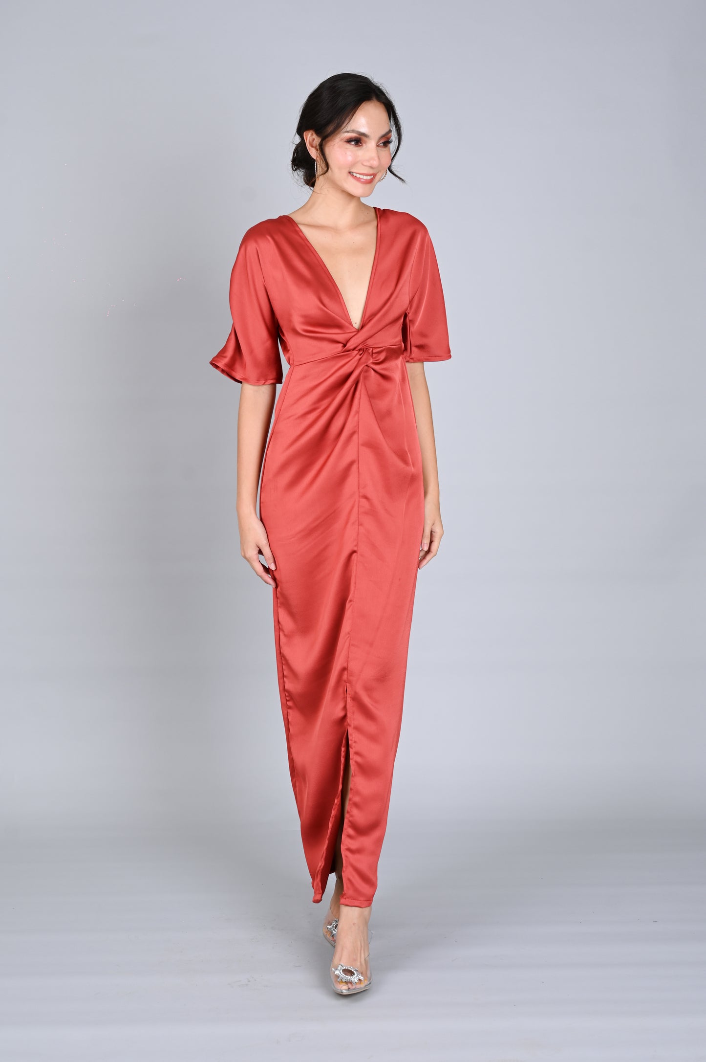 Soft SIlk: Xhuri Evening Gown