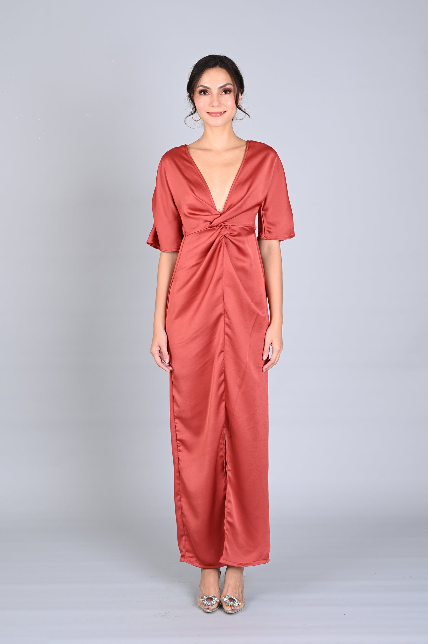 Soft SIlk: Xhuri Evening Gown