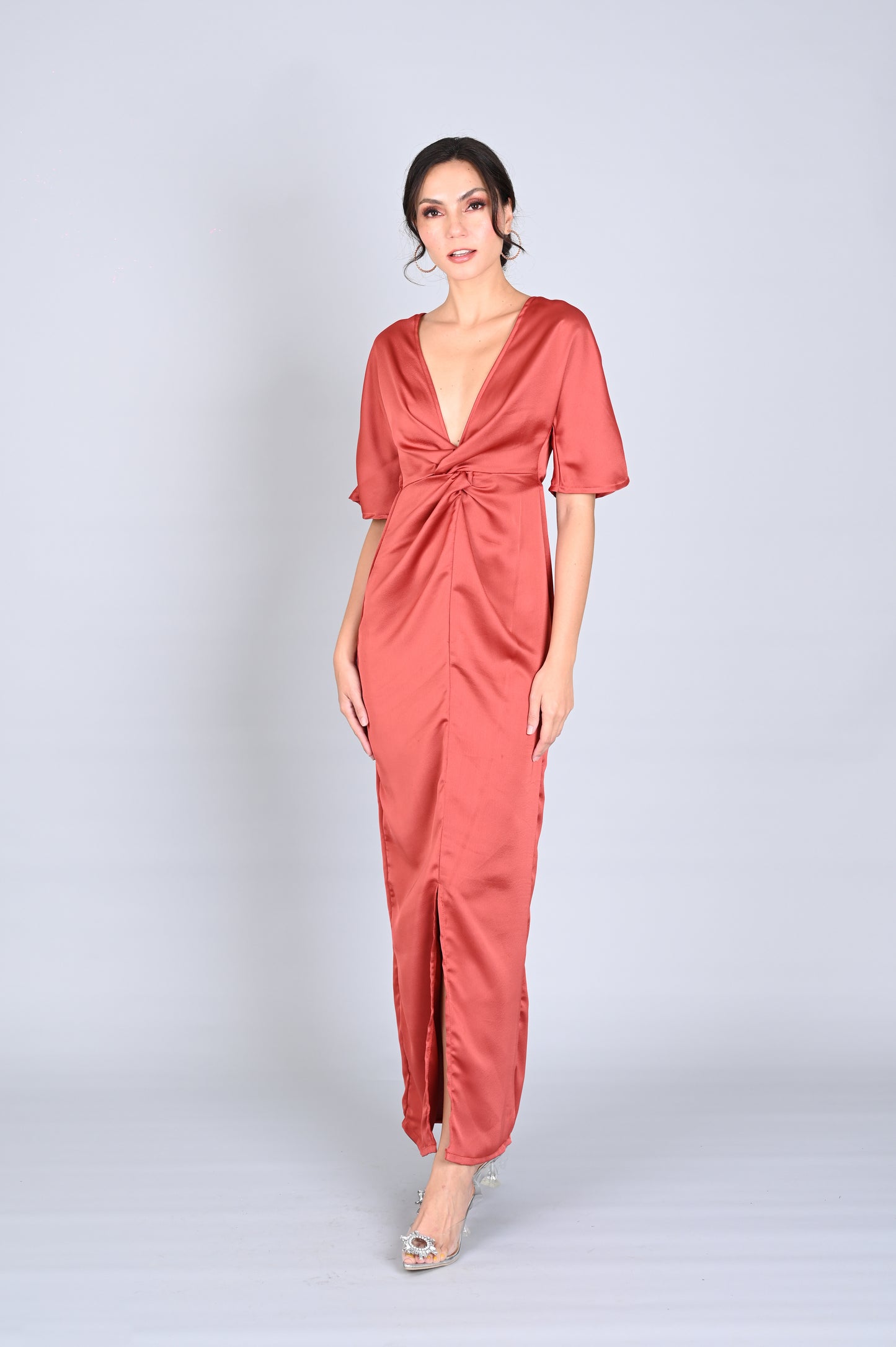 Soft SIlk: Xhuri Evening Gown