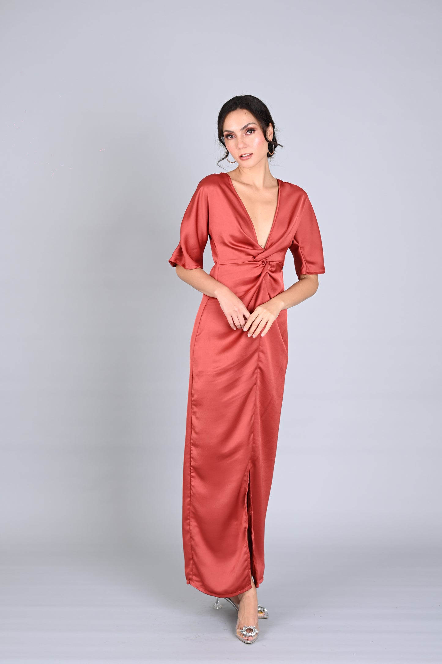 Soft SIlk: Xhuri Evening Gown