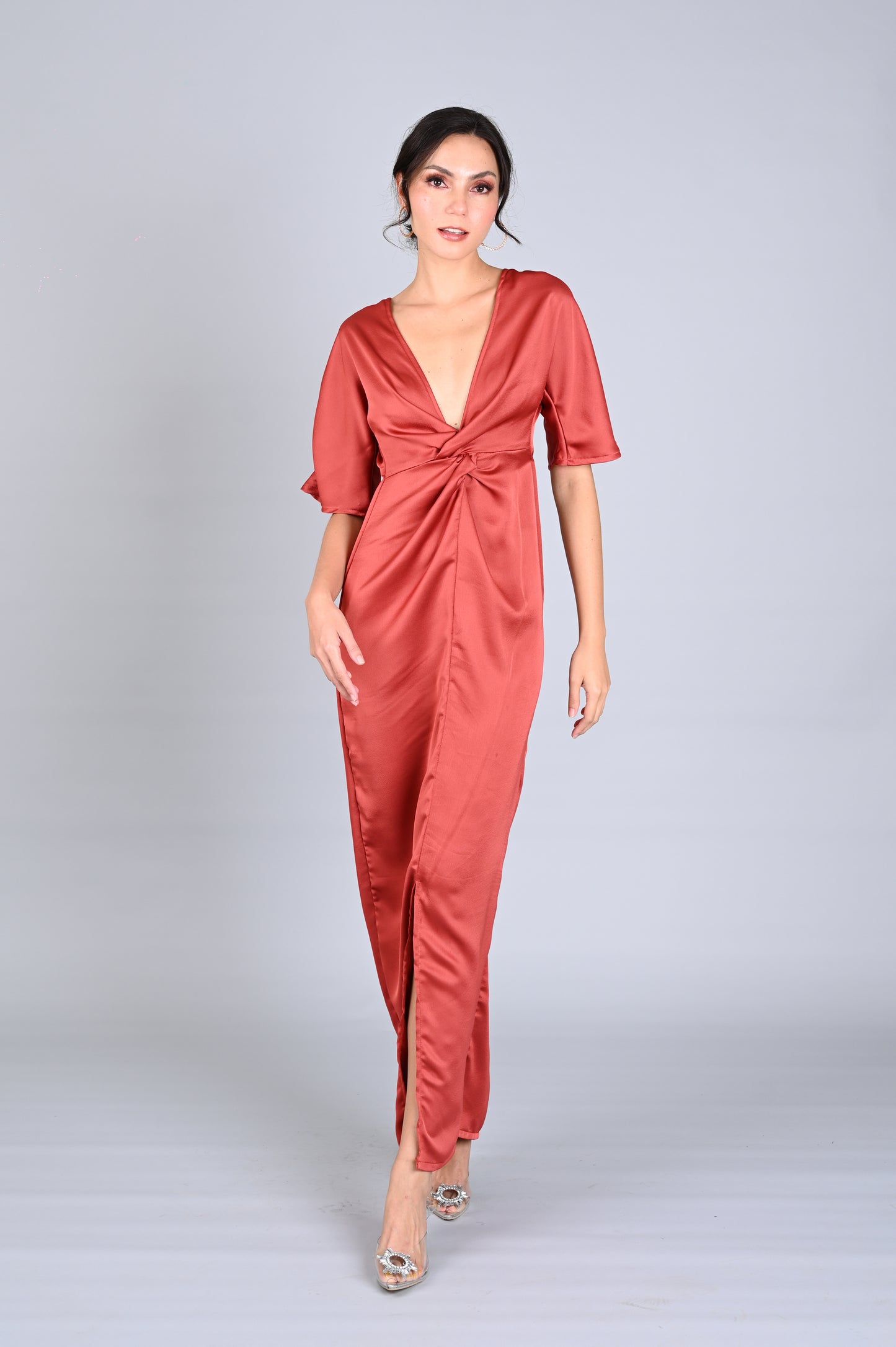 Soft SIlk: Xhuri Evening Gown