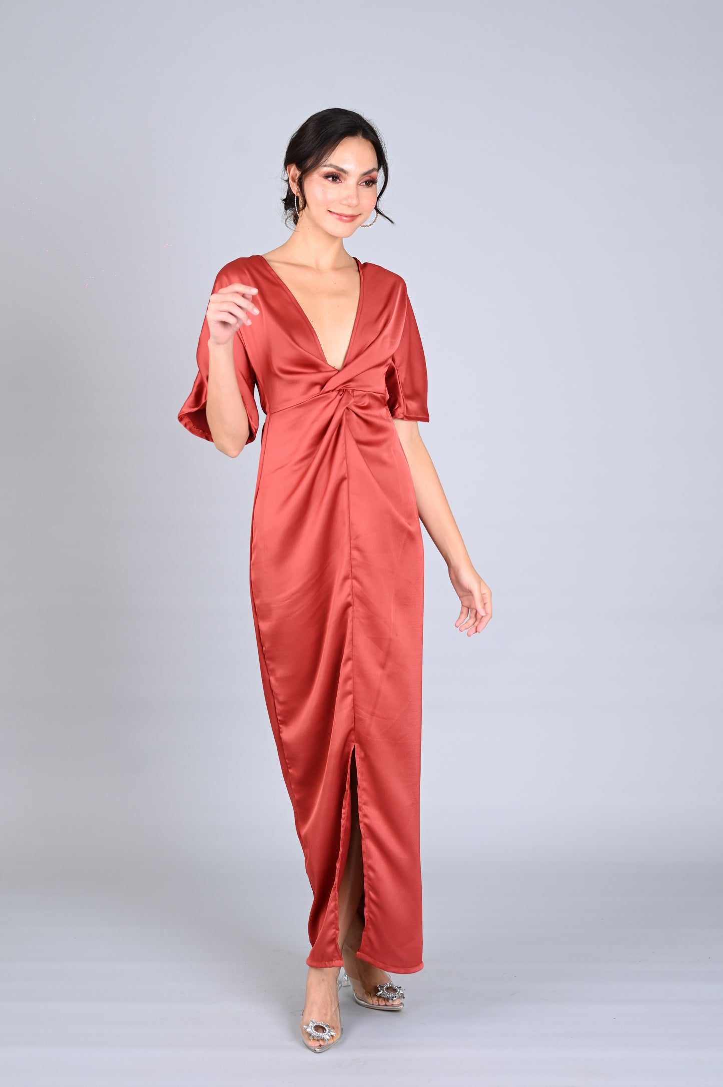 Soft SIlk: Xhuri Evening Gown