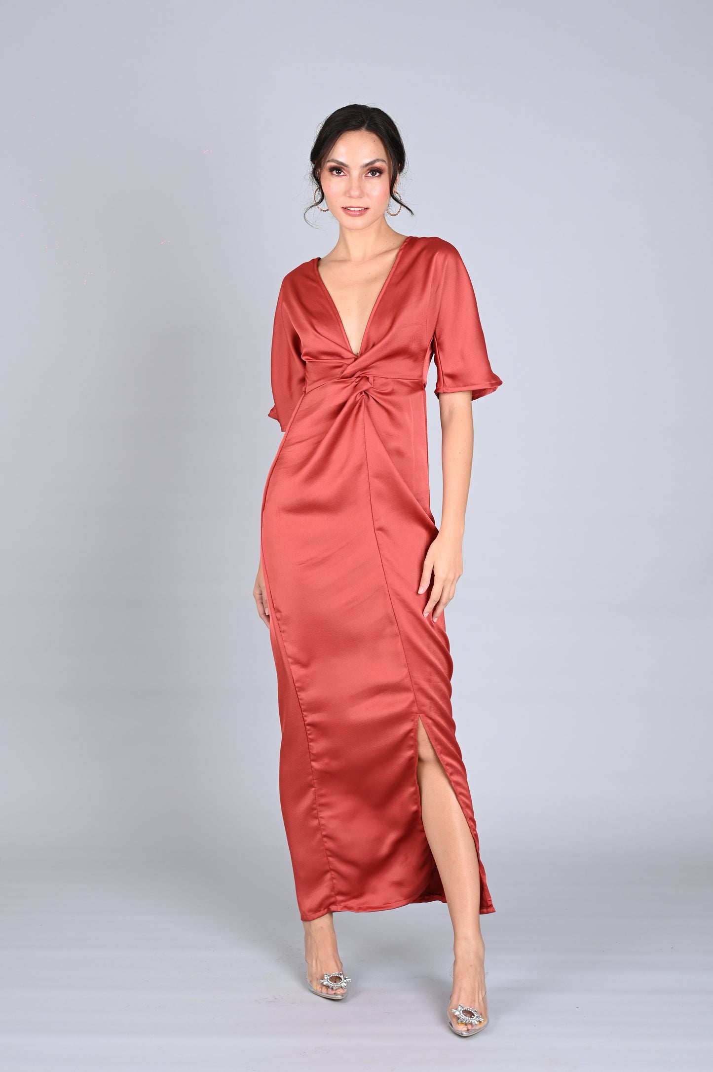 Soft SIlk: Xhuri Evening Gown