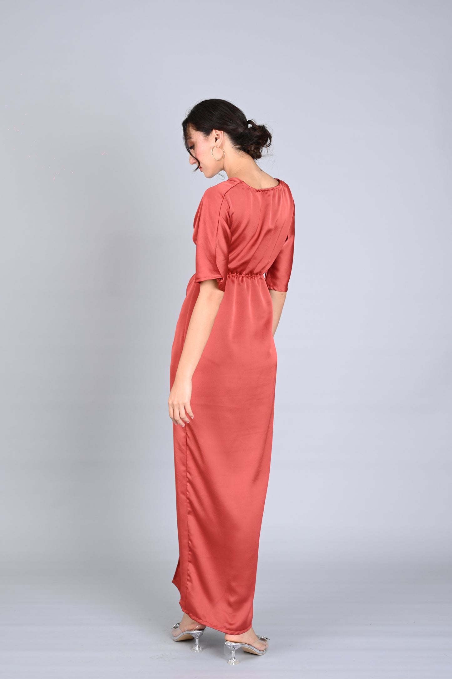 Soft SIlk: Xhuri Evening Gown