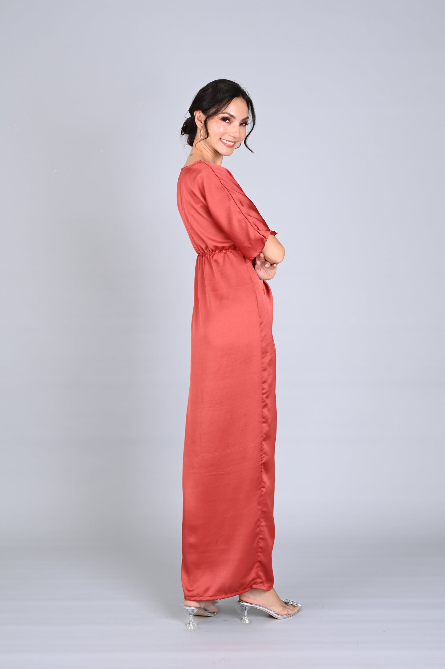 Soft SIlk: Xhuri Evening Gown