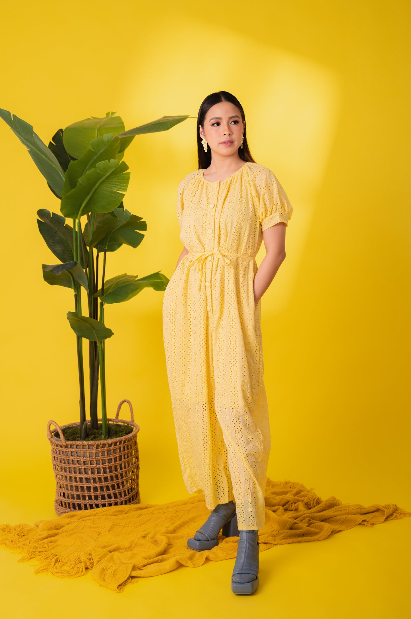 Eyelet 4: Mary Jane Premium Eyelet Jumpsuit