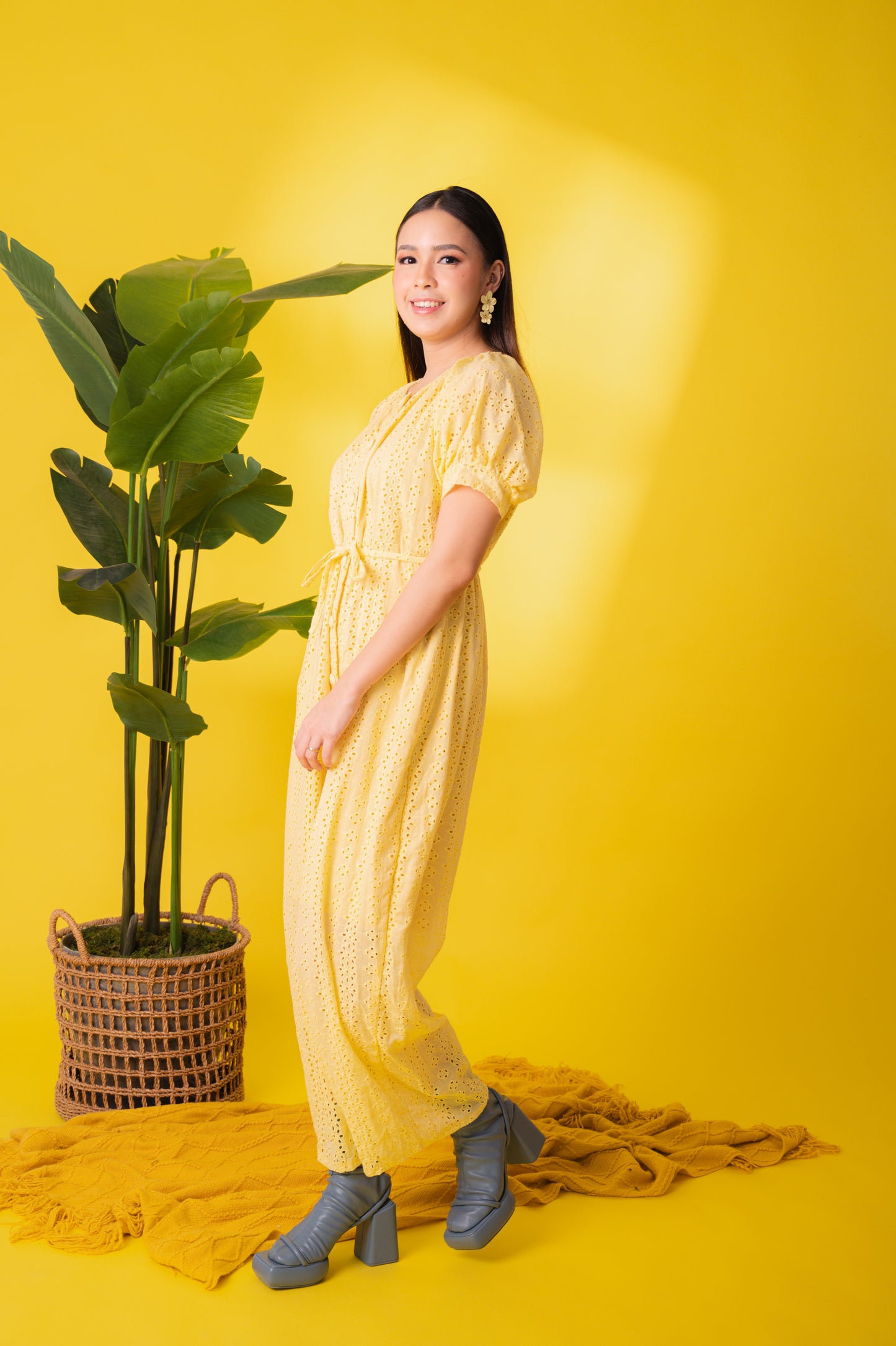 Eyelet 4: Mary Jane Premium Eyelet Jumpsuit