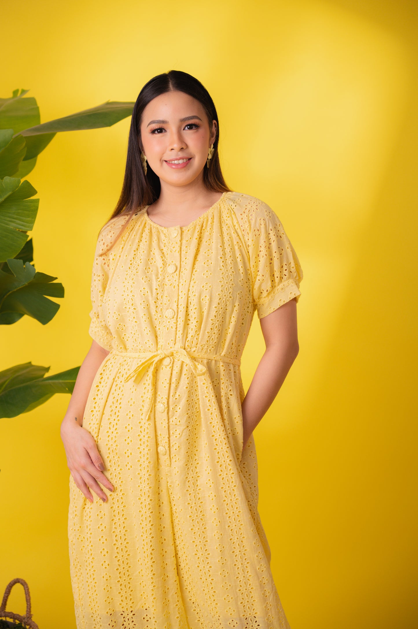 Eyelet 4: Mary Jane Premium Eyelet Jumpsuit