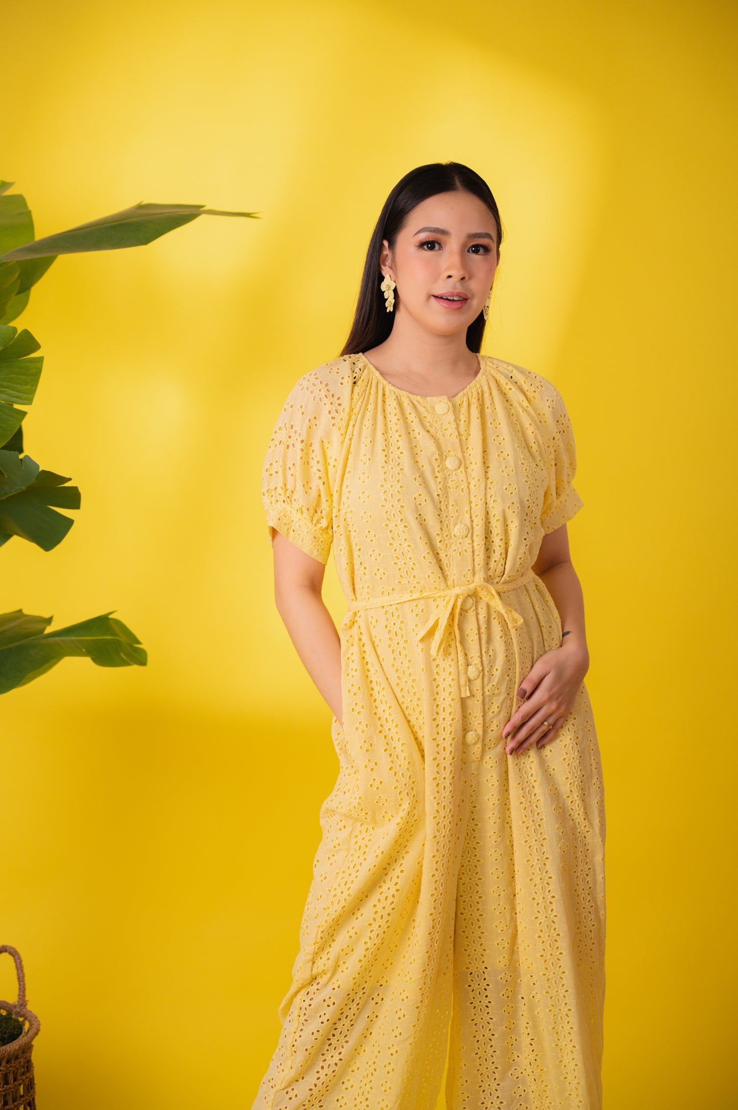 Eyelet 4: Mary Jane Premium Eyelet Jumpsuit