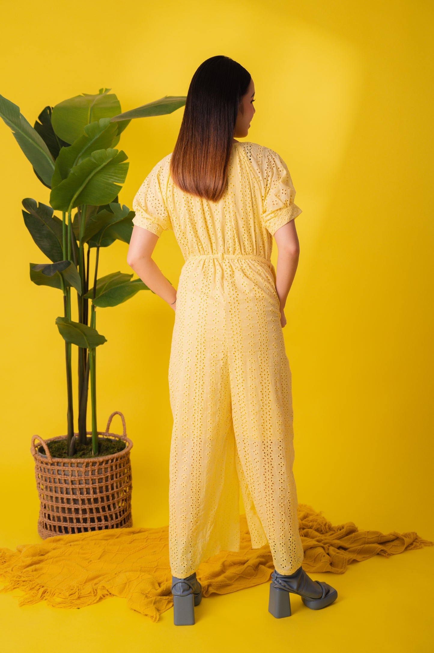 Eyelet 4: Mary Jane Premium Eyelet Jumpsuit