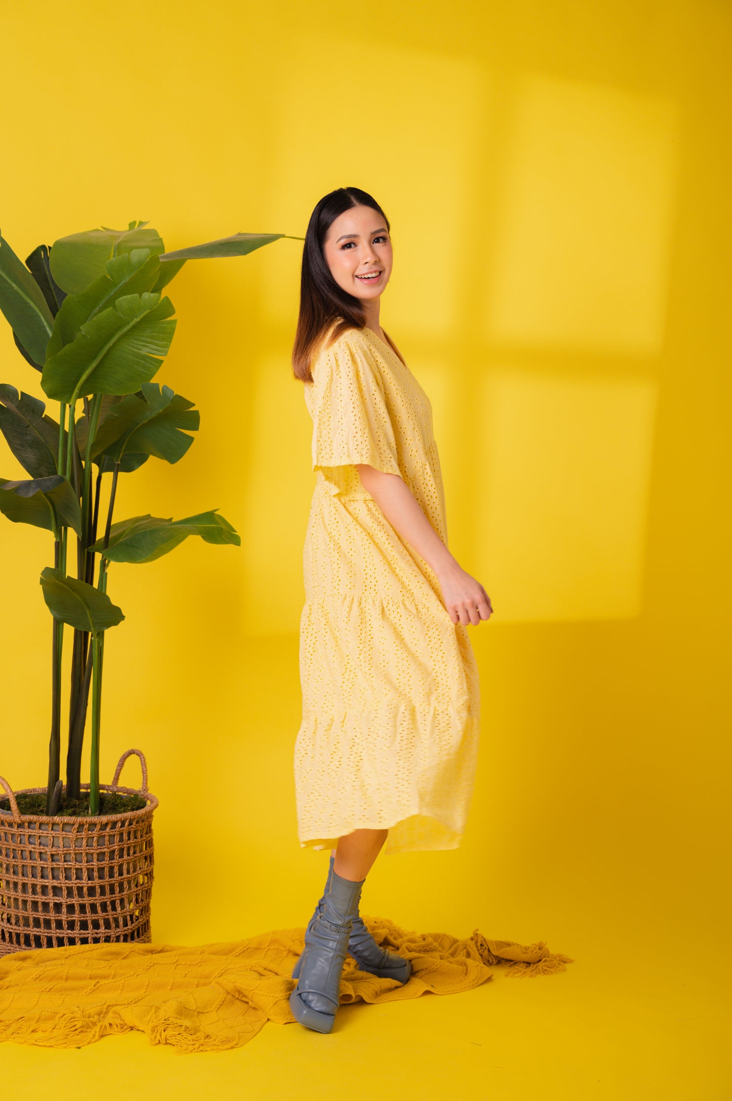 Eyelet 3: Lauren Premium Eyelet Maxi Dress