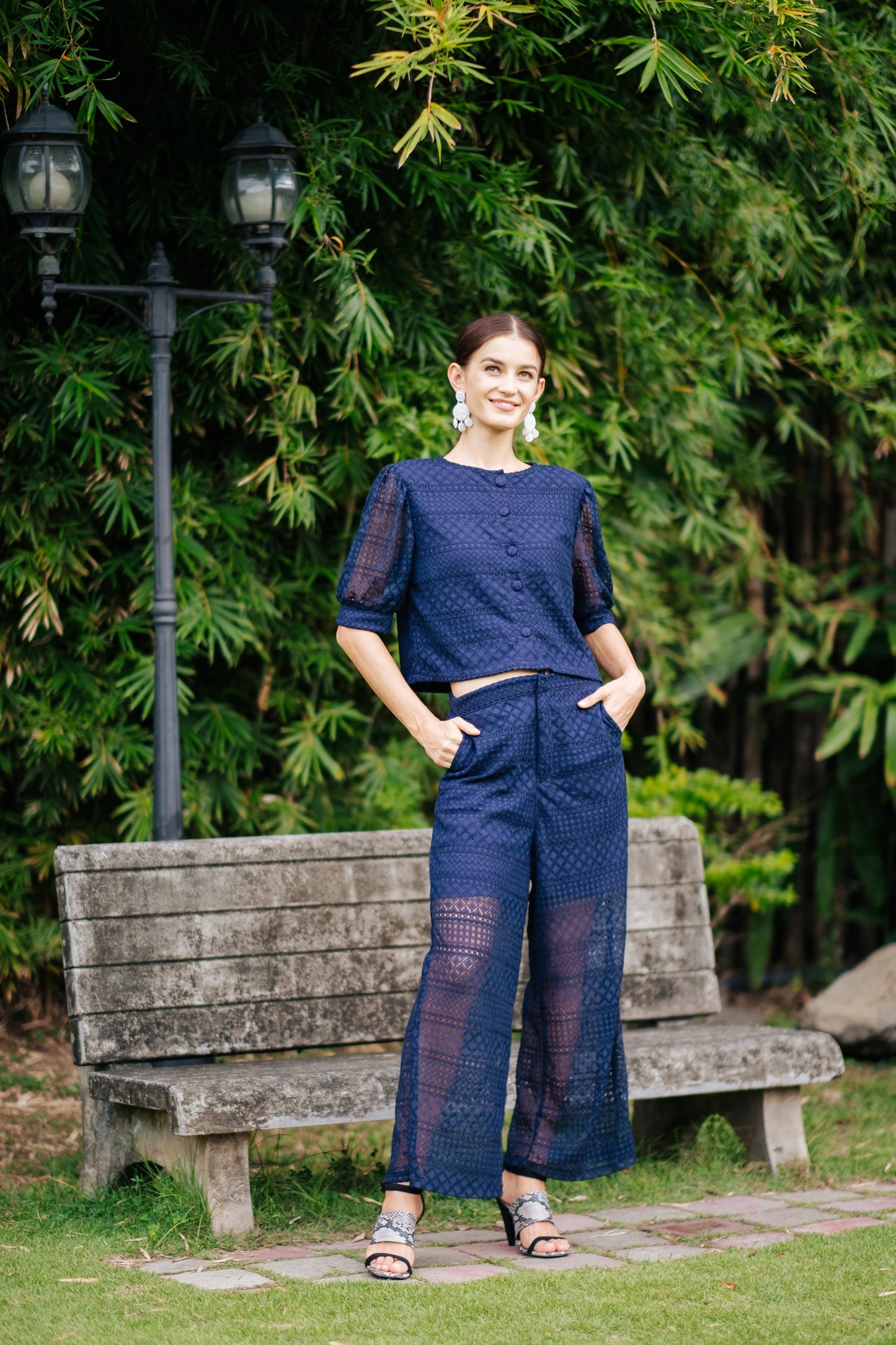 Lace: Gail Top and Pants Set