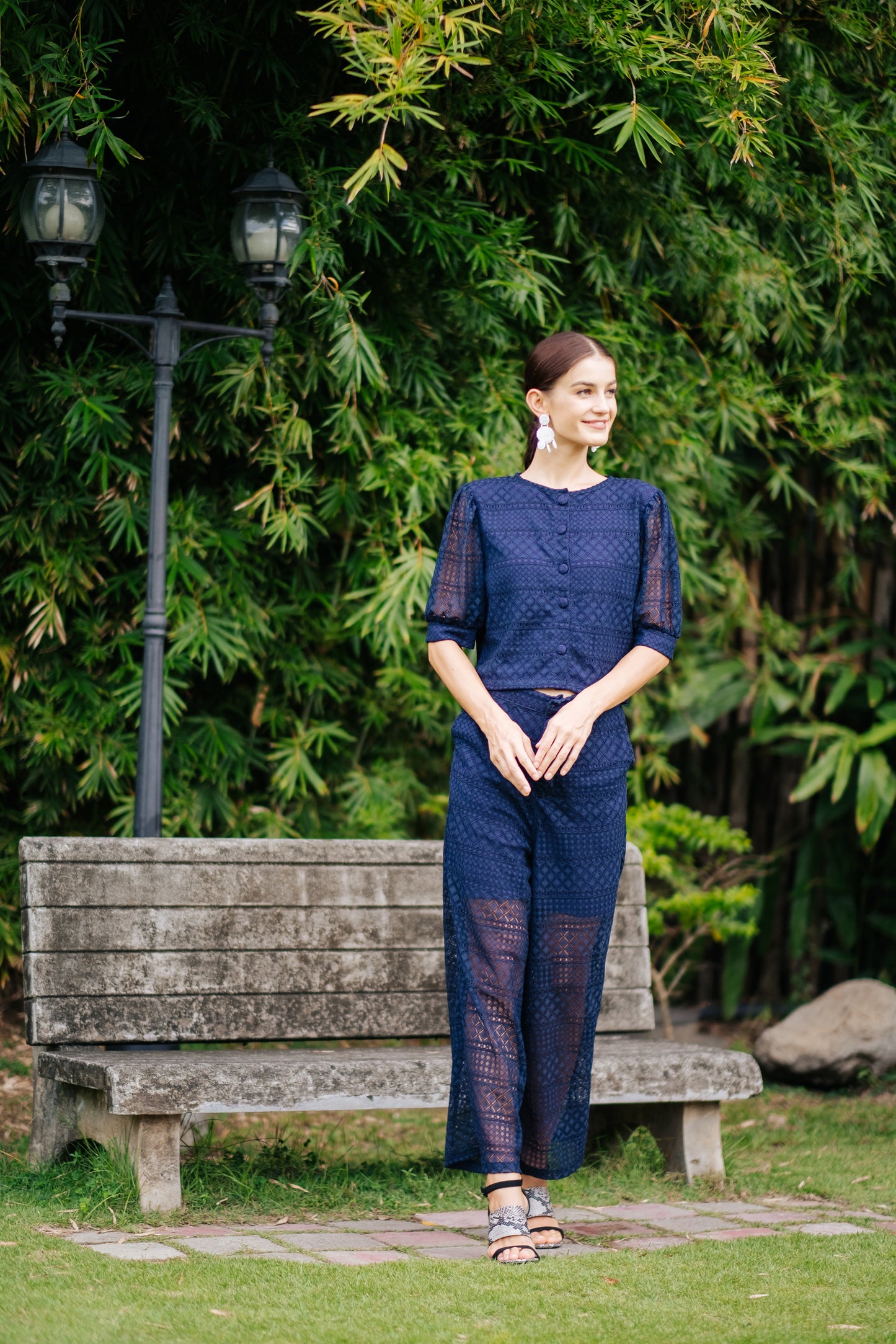 Lace: Gail Top and Pants Set