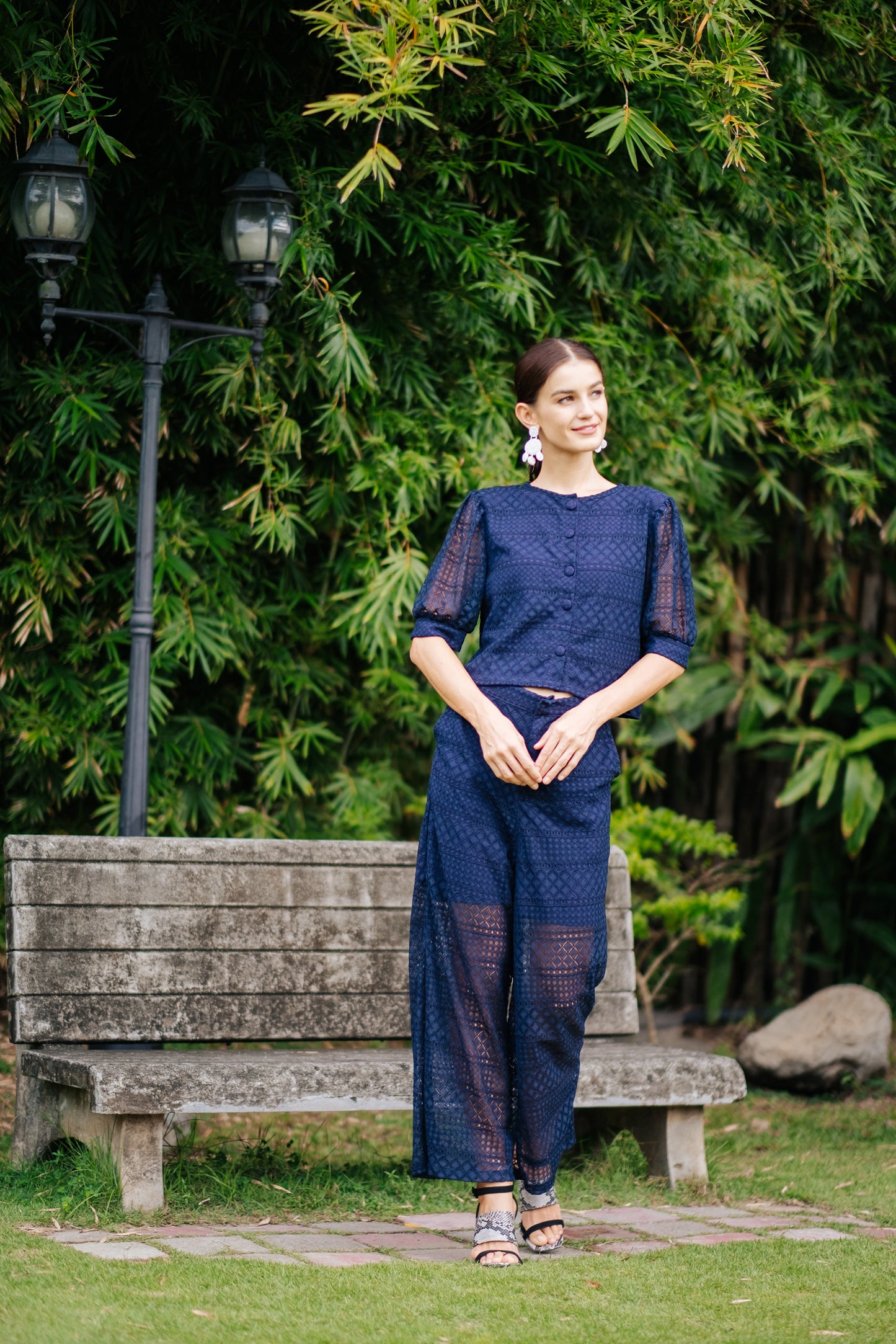 Lace: Gail Top and Pants Set